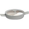 H&H Tegame 2 manici con coperchio antiaderente balance moonmist grigio 26 cm