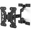 Hama Supporto a parete per TV girevole e inclinabile extra piatto 122 cm da 48 a 25 - Supporto a parete per TV - girevole - inclinabile - extra piatto - da 122 cm (48) a 25 kg (00220848)