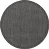 Carpetsale24 Tappeto Interno Esterno Terrazza Balcone Cucina Look Sisal Tessitura Piatta Impermeabile Tinta Unita, Dimensioni: 160 cm rotondo