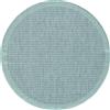 Carpetsale24 Tappeto Interno Esterno Terrazza Balcone Cucina Look Sisal Tessitura Piatta Impermeabile Tinta Unita, Dimensioni: 160 cm rotondo
