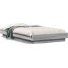 vidaXL Giroletto con LED grigio Sonoma 90x190 cm in materiale ligneo