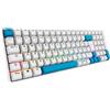 Sharkoon 4044951040865 Sharkoon Gaming Tastatur Skiller SGK50S2 PBT weiß-gelb RGB