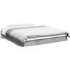 vidaXL Struttura per letto grigio cemento 160x200 cm materiale a base di legno