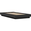 vidaXL Giroletto con LED nero 90x190 cm Materiale a base di legno