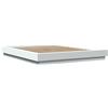 vidaXL Struttura del letto bianca 150x200 cm in materiale ligneo