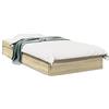 vidaXL Giroletto con cassetti rovere Sonoma 75x190 cm materiale a base di legno