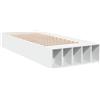 vidaXL Struttura del letto bianca 100x200 cm in materiale ligneo