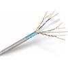 Aisens - cavo di rete rj45 cat.6 ftp rigido awg24, grigio, 305m