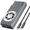 GRAUGEAR externes Gehäuse M.2 NVMe mit Lüfter 20Gbit