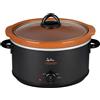 JATA JEOL2135 Pentola a cottura lenta 3,5 L 180 W Nero Terracotta