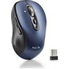 NGS Infinity-RB Mouse Bluetooth senza fili/ Batteria ricaricabile/ Fino a 3200 DPI/ Blu