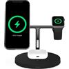 Belkin Caricabatterie wireless BoostCharge Pro 3-in-1 con MagSafe, 15 W, nero