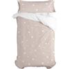 HappyFriday Set copripiumino HappyFriday Basic Kids Rosa materasso singolo 2 pezzi