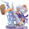 Bandai Tamashii Nations Statua in PVC FiguartsZERO di One Piece (Extra Battle) di Monkey D. Luffy - Gear 5 Gigant - 30 cm