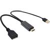 VALUE Adattatore HDMI-DisplayPort 4K, v1.2, HDMI ST - DP BU