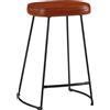 vidaXL Sgabello da bar 2 pezzi marrone scuro 41x29x62 cm