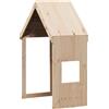 vidaXL Baldacchino per lettino 55x99x139,5 cm in legno di pino massiccio