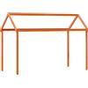 vidaXL Tetto per lettino cera marrone 217x85,5x154cm in legno di pino massiccio