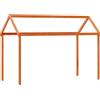 vidaXL Tetto per lettino cera marrone 217x95,5x159cm in legno di pino massiccio
