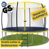 Zero Gravity Trampolino Zero Gravity Ø 366 cm incl. scala e ancoraggio a terra - fino a 150kg