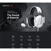 Havit H2033D - cuffie da gioco, bianco e nero