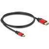 Delock Cavo DeLOCK da USB Type-C™ a HDMI (modalità DP Alt) 8K 60 Hz con funzione HDR 2 m rosso (80096)