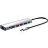 MANHATTAN 7-in-1 4K USB-C Dockingstation 1xHDMI 2xUSB 10Gb/s