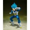 Bandai Tamashii Nations Dragon Ball Super S.H. Figuarts, figura d'azione Super Saiyan God Super Saiyan Vegeta - incrollabile orgoglio Saiyan - 14 cm