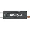 Digiquest DecoderTerrestre, XO Stick, DVB-T2, Nero - Risparmia energia utilizzando l'alimentatore del televisore, Telecomando 2 in 1, Ideale per televisori a parete