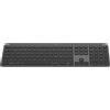 Logitech Signature Slim K950 - Tastatur - kabellos - Bluetooth 5.1 LE - Pan-Nordic - Graphite