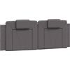 vidaXL Cuscino per testiera "Viana" grigio 140 cm in Pelle finta