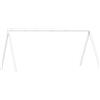 vidaXL Baldacchino per lettino bianco 209x95,5x88 cm in legno di pino massiccio