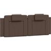 vidaXL Cuscino per testiera marrone 140 cm in Pelle finta