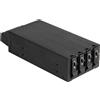 Delock Rack rimovibile Delock Slim Bay per 4 SSD M.2 NVMe SFF-8654 - Alloggiamento - Ventola