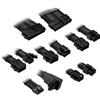 Kolink Kit di prolunghe per cavi intrecciati Kolink core pro 12v-2x6 tipo 1 - jet black/grigio canna di fucile