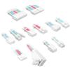 CARUNO Kolink COREPRO-EK-12VT2-BBP Set di cavi intrecciati bianco brillante/blu chiaro/rosa puro Prolunga del cavo