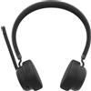 Lenovo Cuffie VoIP wireless Lenovo, senza fili, ufficio/centro chiamate, 20 - 20000 Hz, 140 g, cuffie, nero