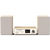 Pure Classic Stereo - L'affascinante sistema musicale hi-fi in bianco cotone/rovere