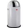 WESCO Pushboy. Cestino per rifiuti 50 litri grigio freddo