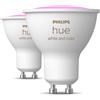 Philips by Signify Philips Hue Ambientazione bianca e a colori GU10 - faretto intelligente - (confezione da 2)