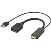 Renkforce RF-4777274 Convertitore HDMI [2x HDMI presa USB 2.0 A