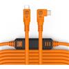 Tether Tools TetherPro USB-C auf USB-C rechter Winkel orange 9,4m