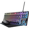 TRUST Trust GXT 794 tastiera Mouse incluso Gaming USB QWERTZ tedesco Nero