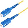 StarTech.com Cavo in fibra ottica simplex monomodale OS2 da SC a SC (UPC) da 100 m, 9/125µm, 40G/100G, Insensibile alla piegatura, Bassa perdita di inserzione, Cavo patch in fibra LSZH