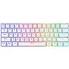 Savio WHITEOUT X2 BROWN Tastiera universale USB QWERTY US International White