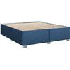 vidaXL Struttura letto senza materasso blu 200x200 cm in tessuto