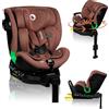 Lionelo Seggiolino auto Lionelo Harmony i-Size, base EasyTurn a 360°, ISOFIX e gambe di supporto, BuckleAlarm, protezione dagli impatti laterali, poggiatesta e schienale regolabili - Rosso