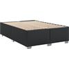 vidaXL Struttura letto nera 140x190 cm in Pelle finta