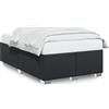 vidaXL Struttura letto senza materasso nero 120x190 cm in Pelle finta