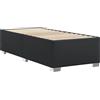 vidaXL Struttura letto nera 90x190 cm in Pelle finta